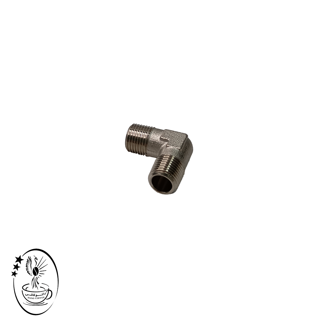 زانویی 1/8استیل  