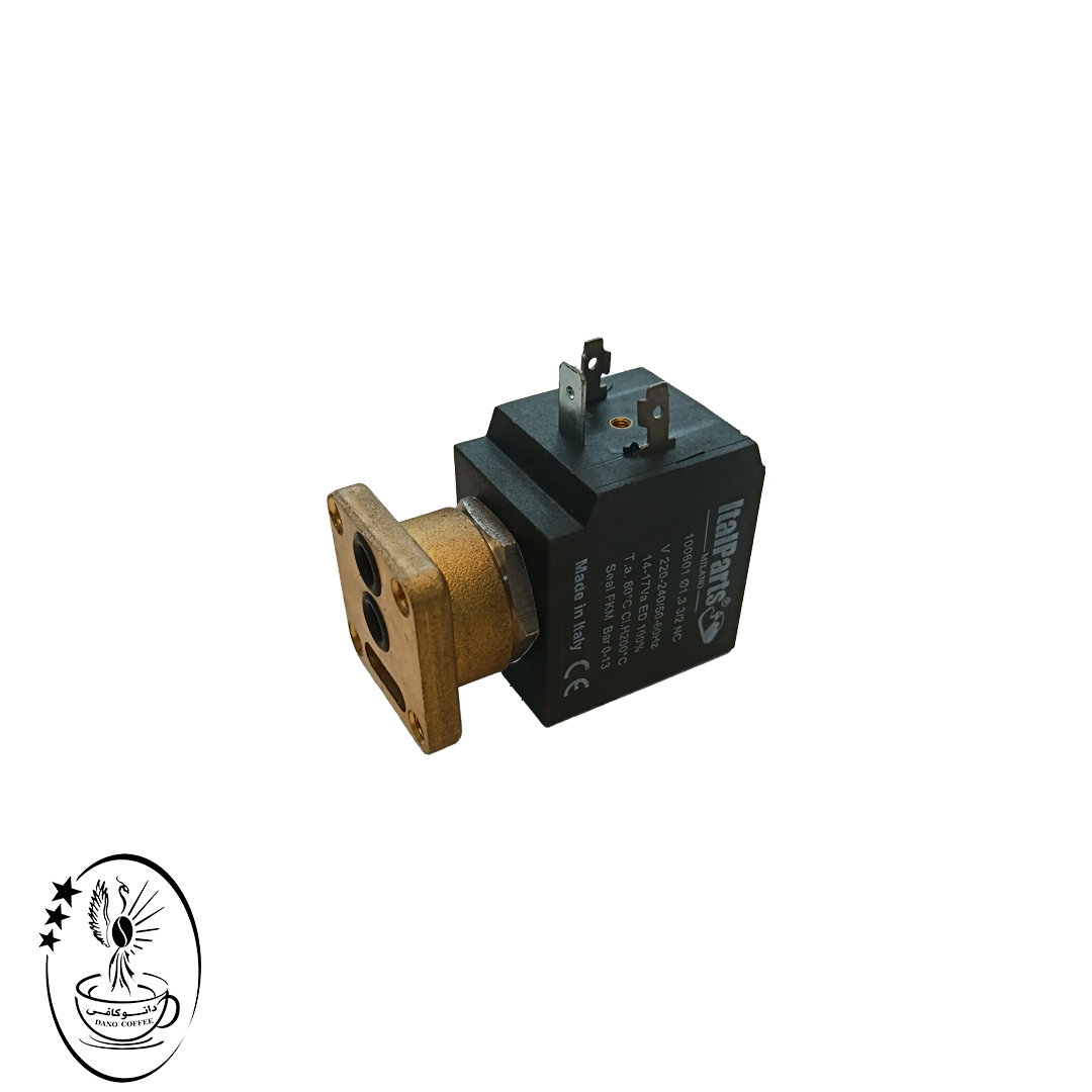 شیر برقی سه طرفه 220 ولت دوسوراخ پایه بلند ایتالیایی